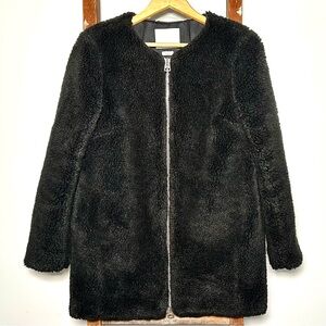 Wilfred Black Sherling Coat